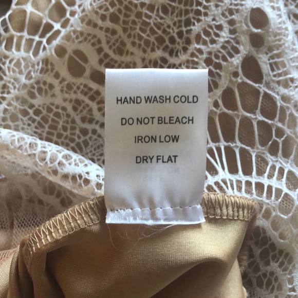 NWOT! Luxxel love lace dress in white/nude. - Picture 8 of 8